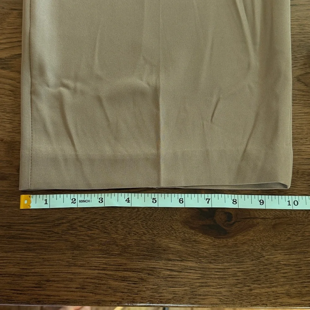 H&M Women's 8 Dk Taupe Wide Leg Dress Pants